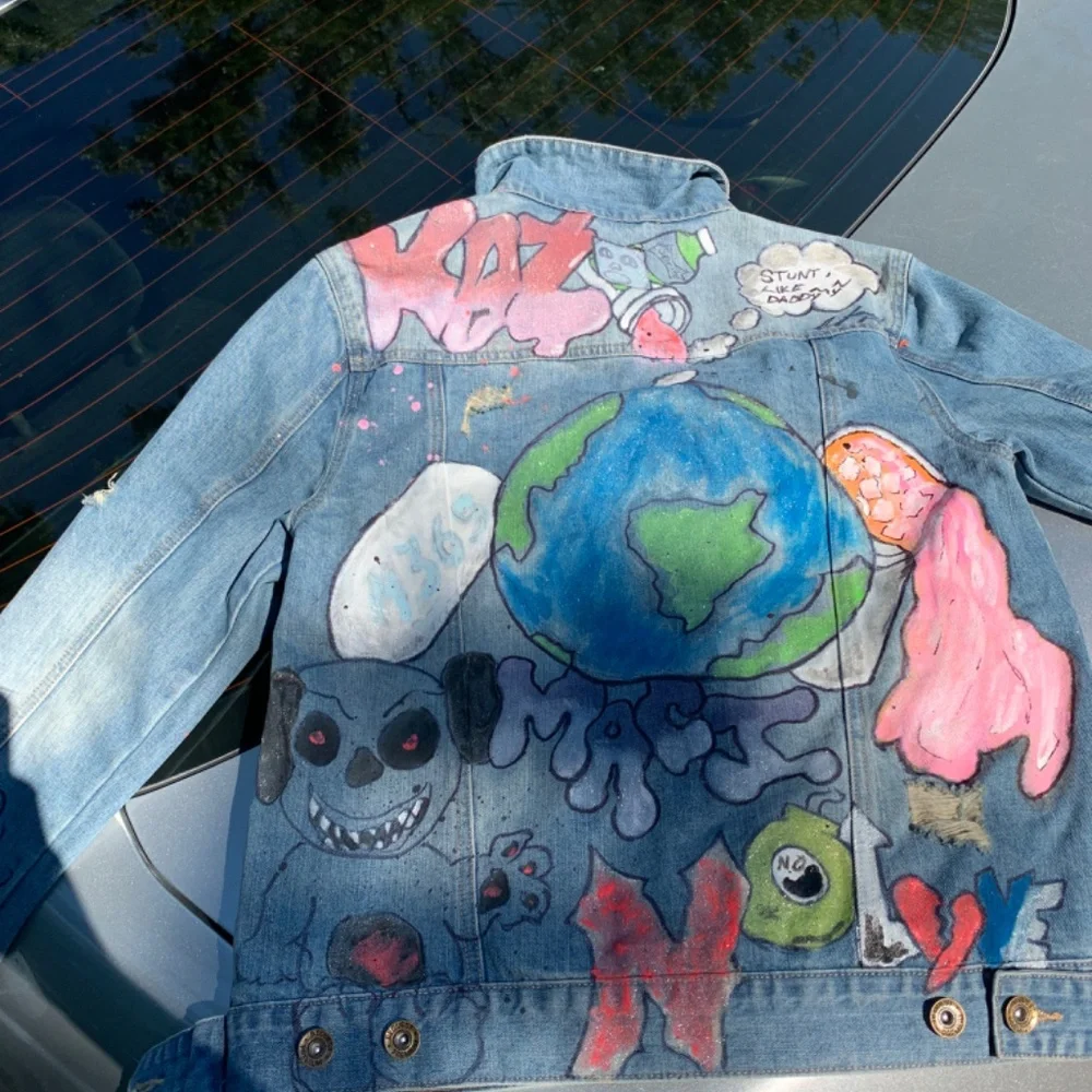HandCrafted Jean Jacket - Picture 3 of 7
